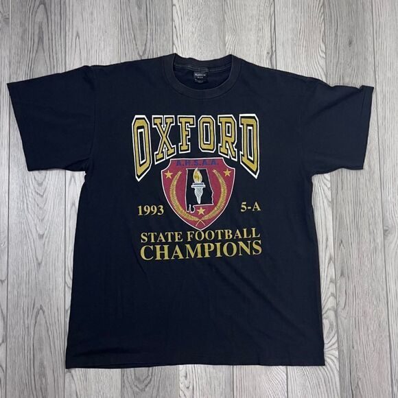 Vintage Other - Vintage Oxford Size XL Yellow Jacket Football Single Stitch Cotton Tee Shirt Top